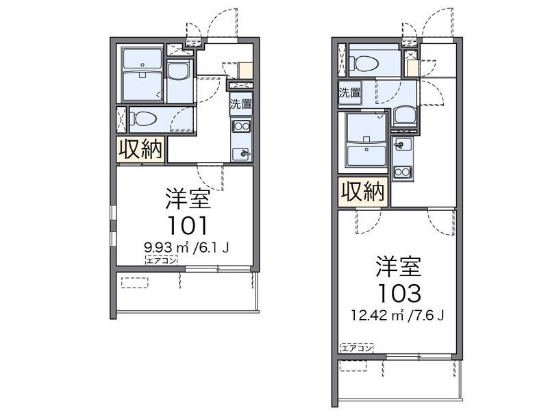 クレイノスターⅢ 間取図