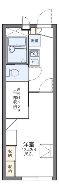 レオパレス安信町四九番地 間取り図