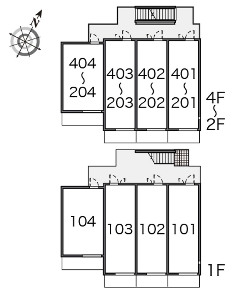 レオネクストフェリス 間取配置図