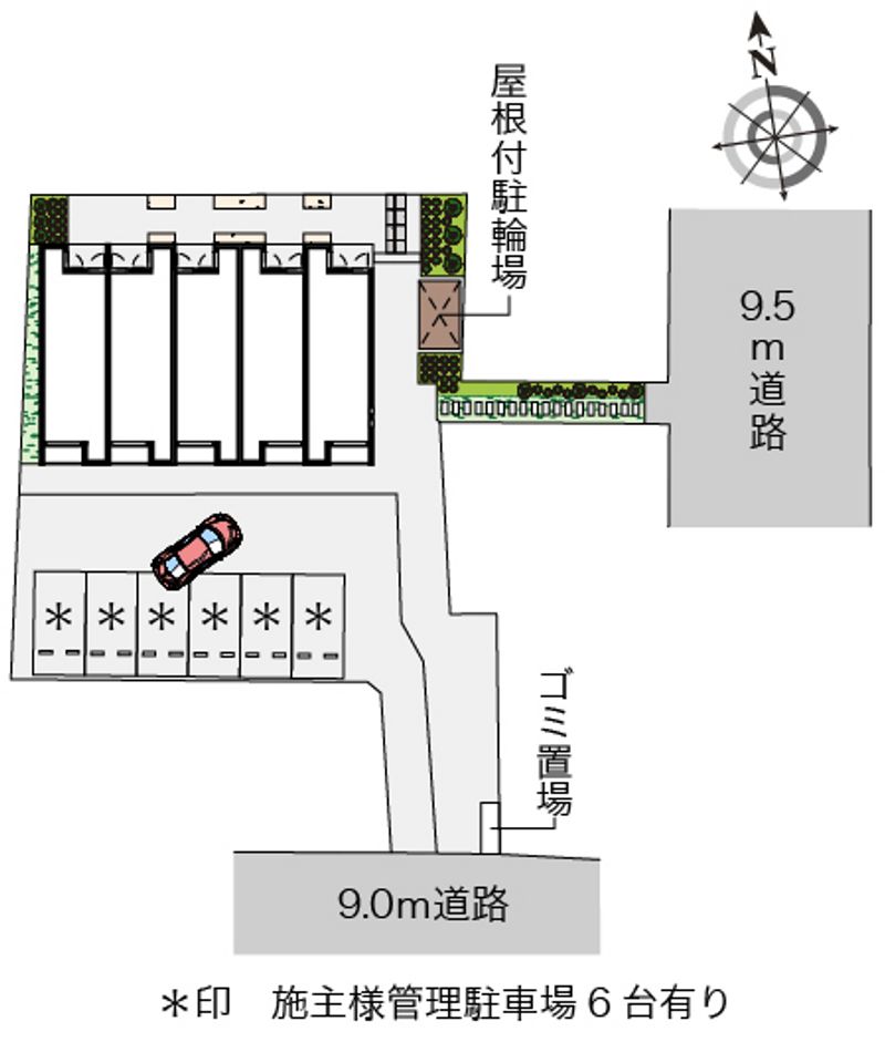 クレイノビレッジパル 配置図