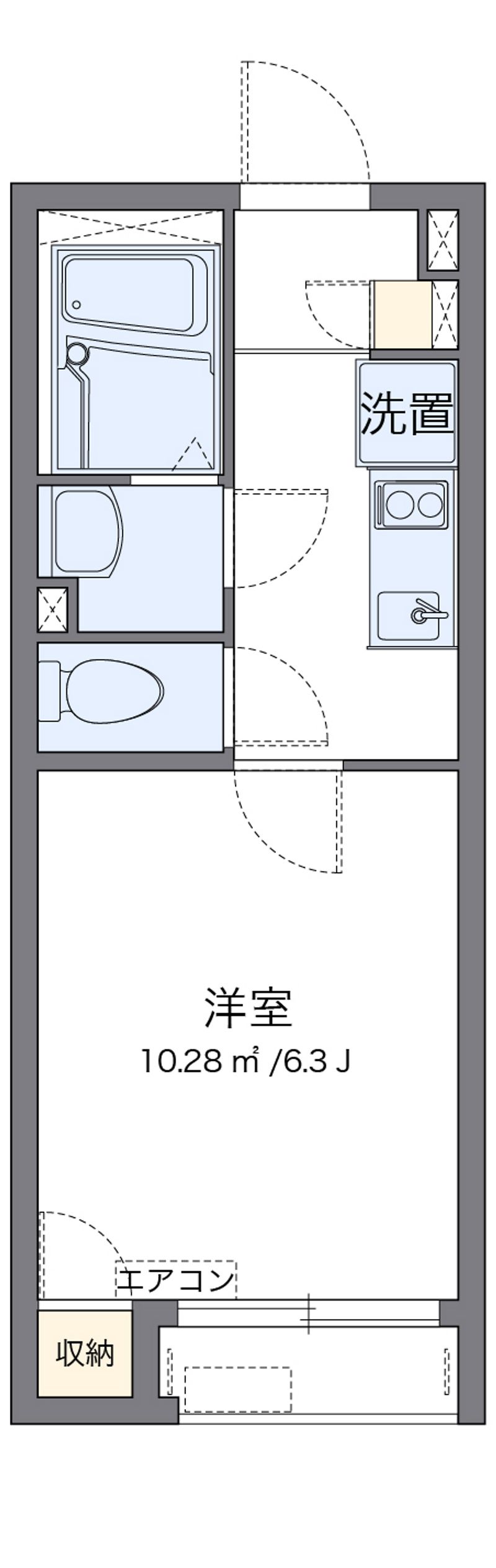 レオネクストプラムグローブ 間取図