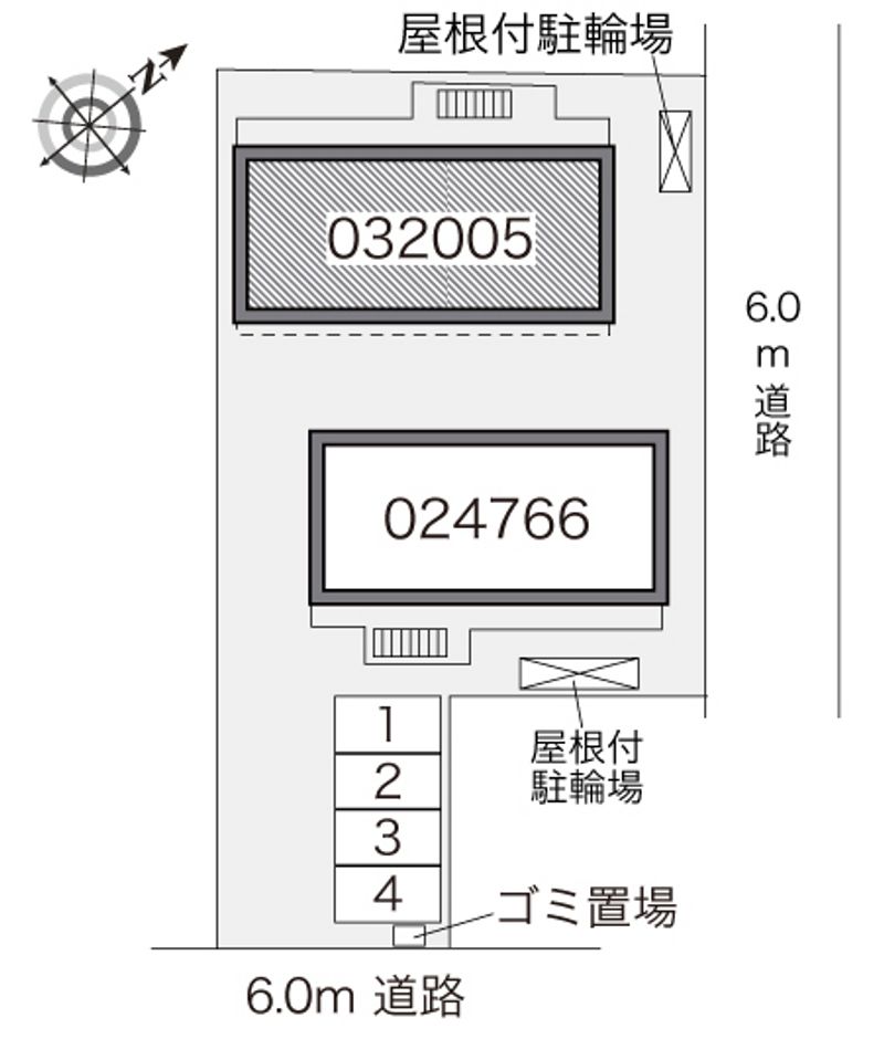 レオパレスＦＵＪＩＭＩⅡ 配置図
