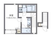 クレイノラン　パドレ湊川 間取り図