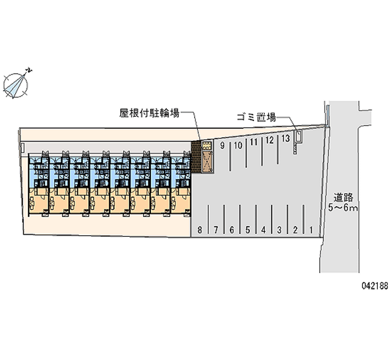 レオネクストアコード 月極駐車場