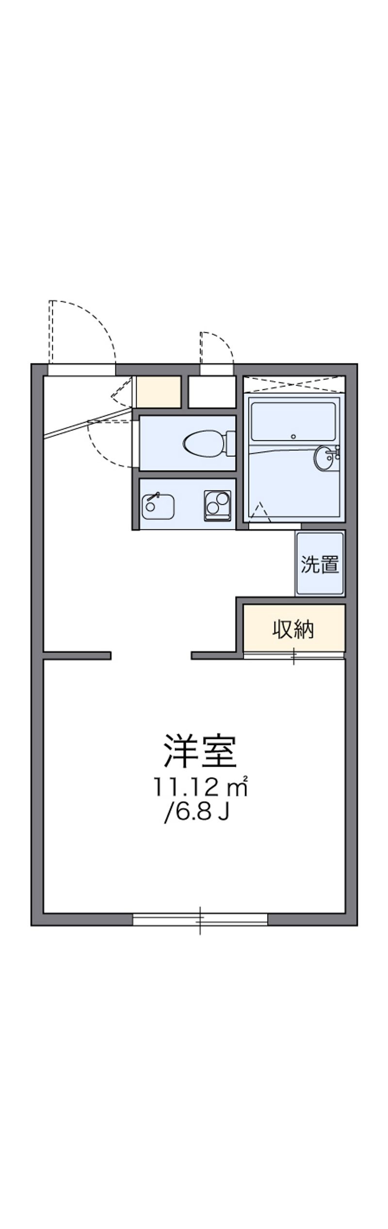 レオパレスソレイユ 間取図