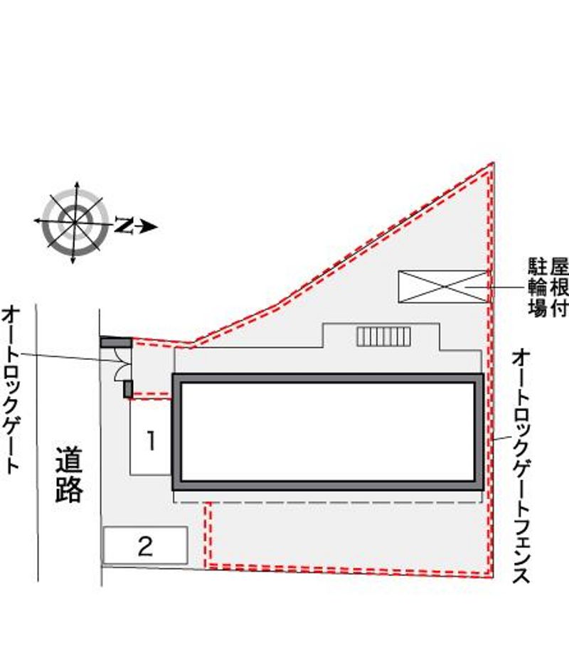レオパレスエアポート 配置図