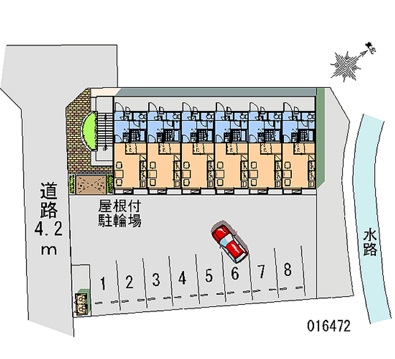 レオパレスウィング 月極駐車場