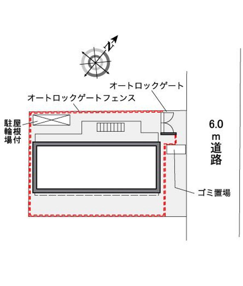 レオパレスリッチトレイン 配置図