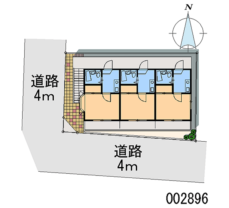 レオパレス横田 区画図