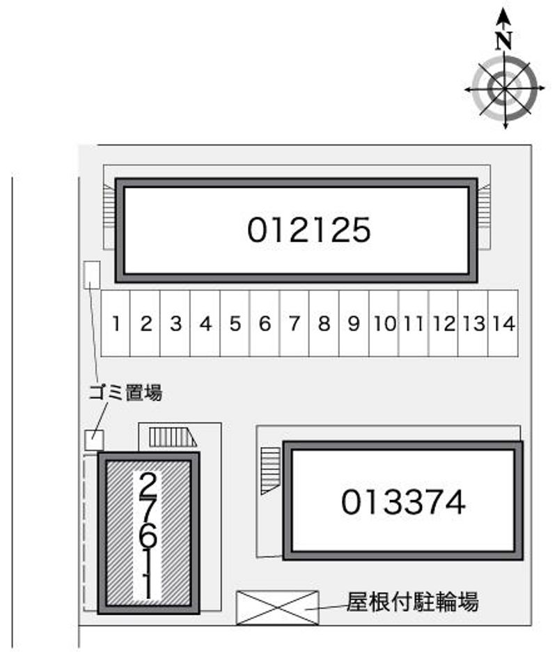 レオパレス凛 配置図