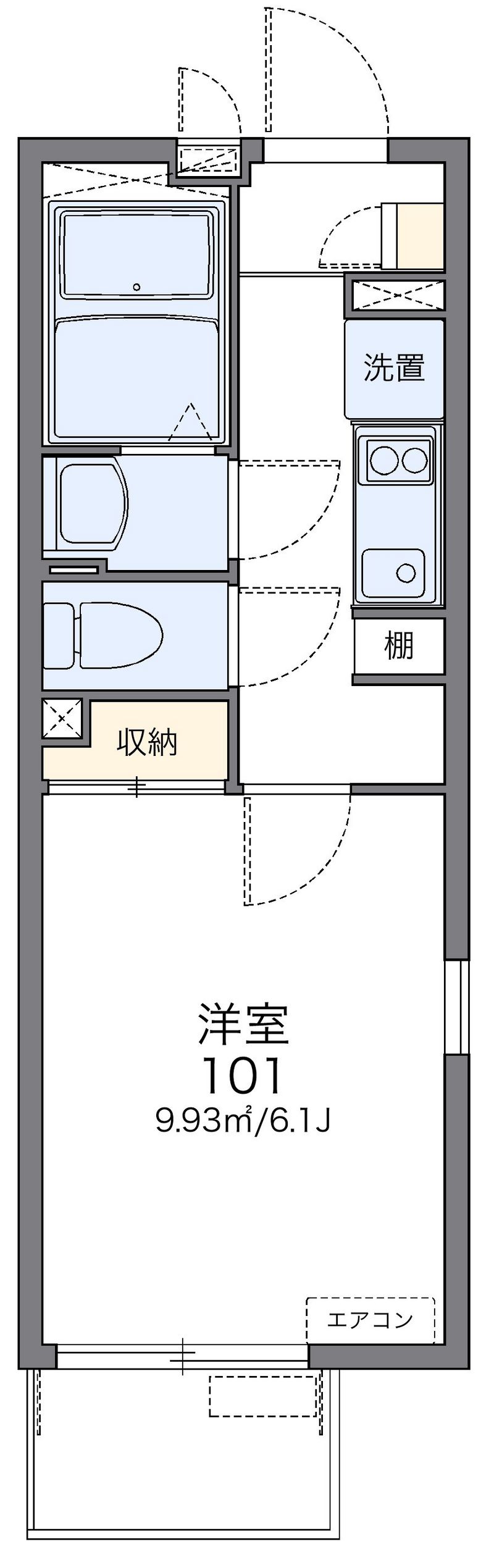 レオネクストＴＡＫＡＲＡＤＡⅡ 間取り