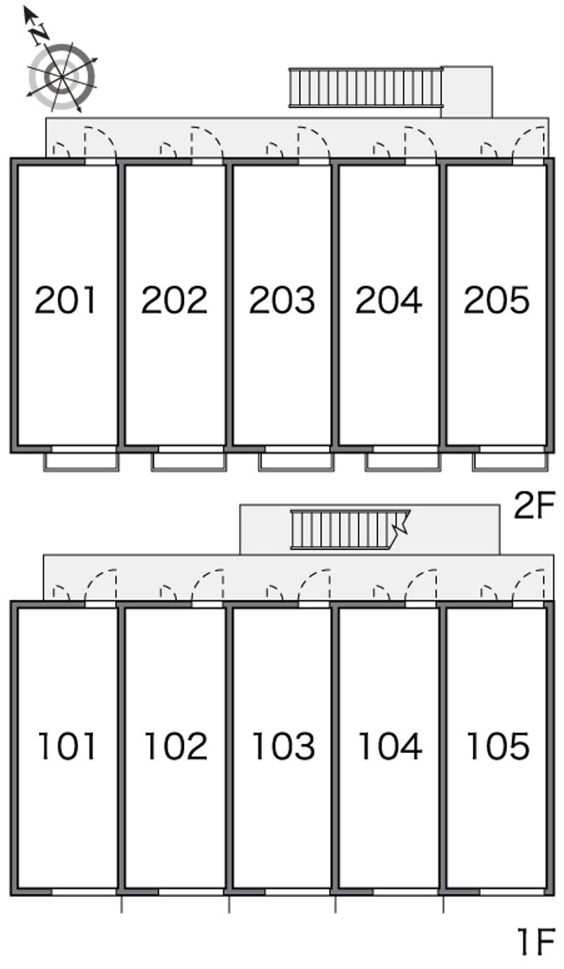 レオパレスＫハウス 間取り配置図