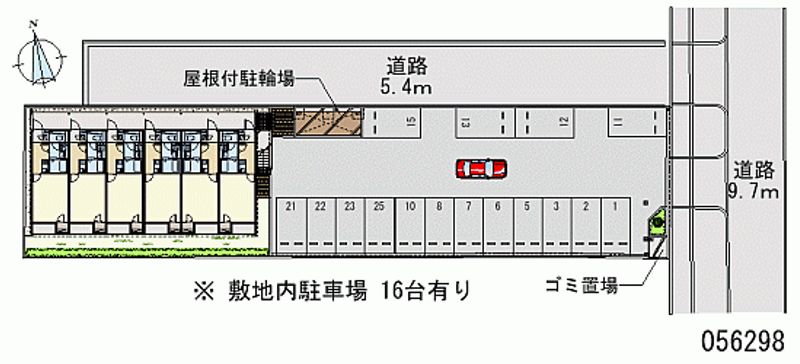 クレイノウイングス瓜破 区画図