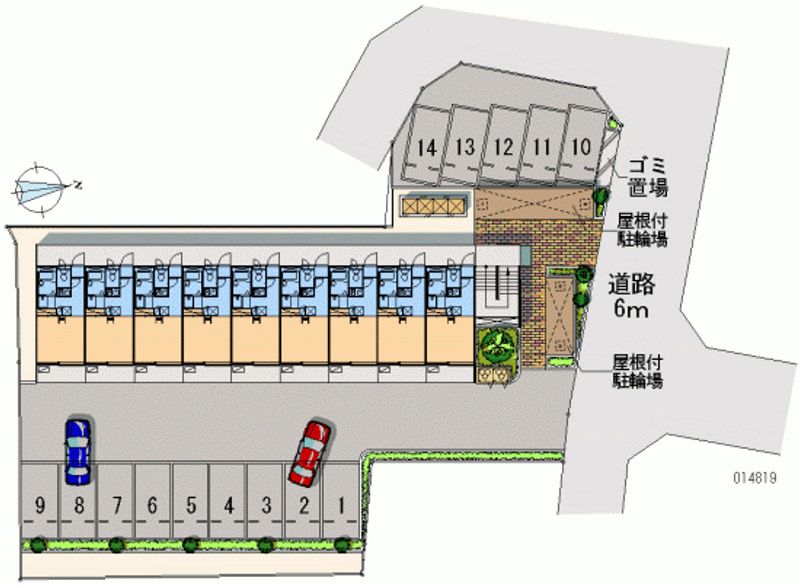 レオパレスヒルズ日野 月極駐車場