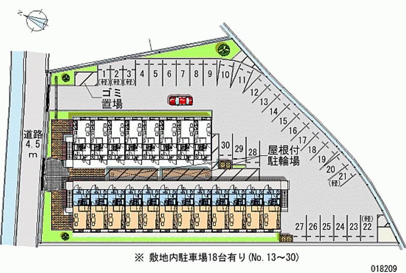 18209 Monthly parking lot