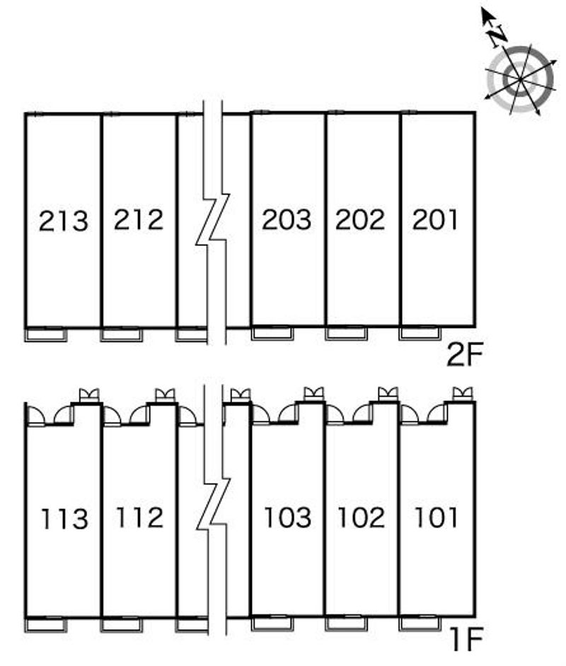 レオパレスＴＡＫＡ 間取配置図