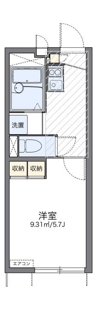 レオパレス江尻台 間取り図