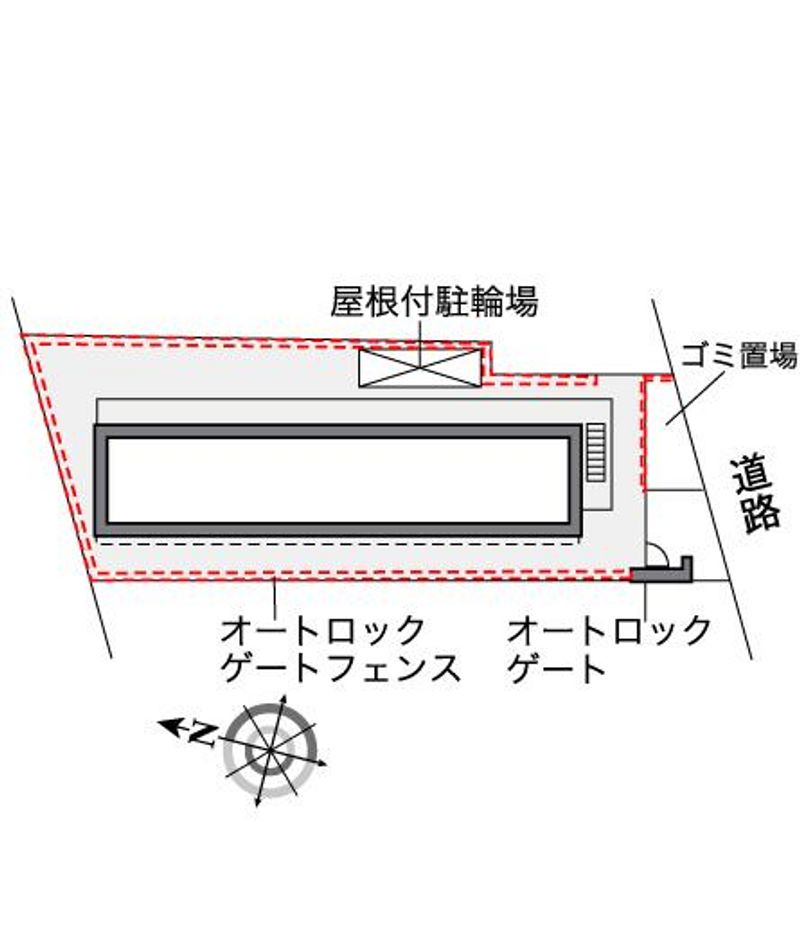 レオパレスｓｕｎｆｌｏｗｅｒⅡ 配置図