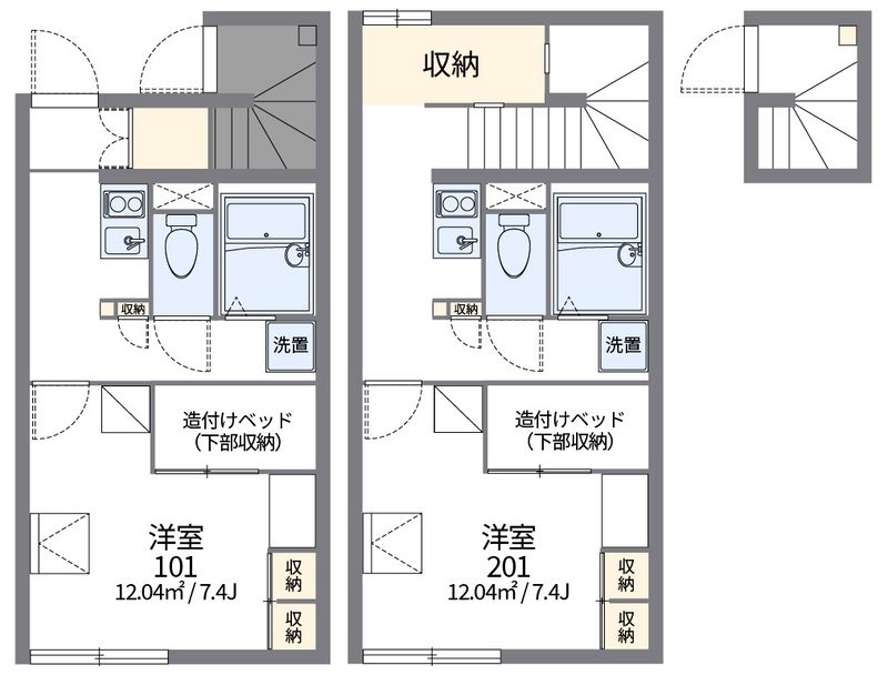 レオパレススターエンジェル 間取図