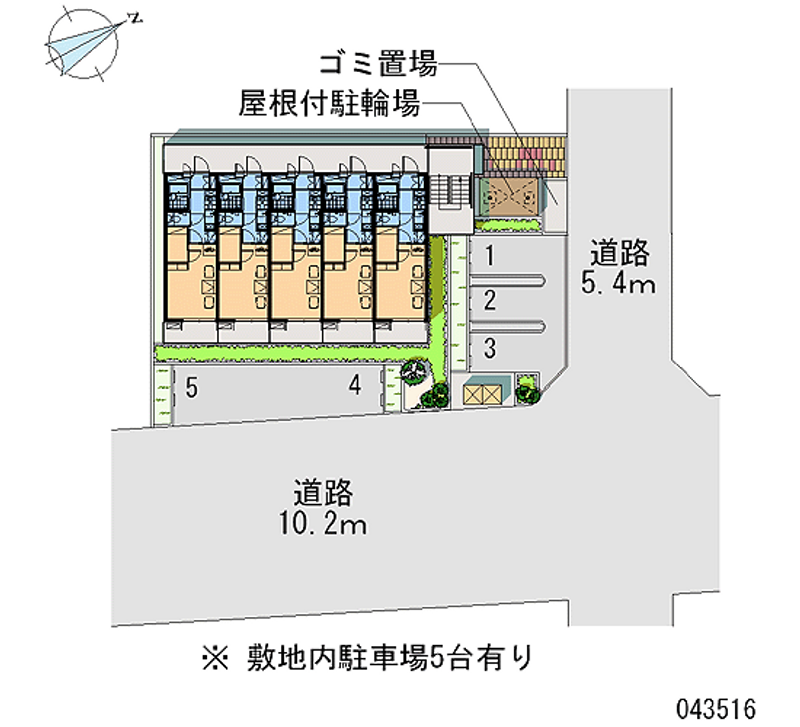 レオパレス松葉 区画図