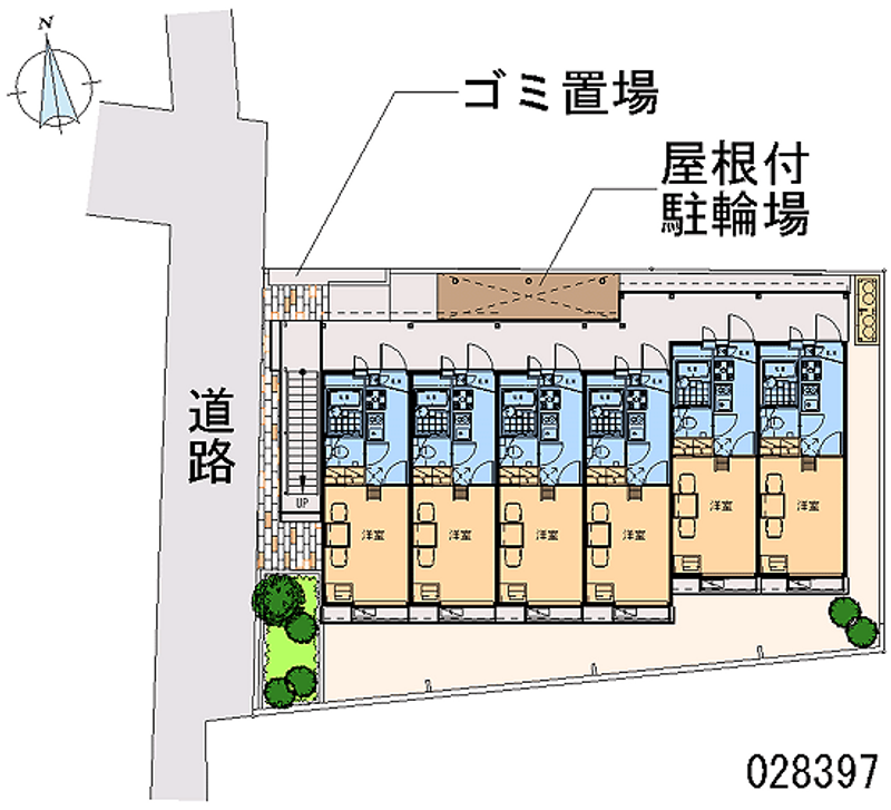 leopalace Ginga Sơ đồ khu đất