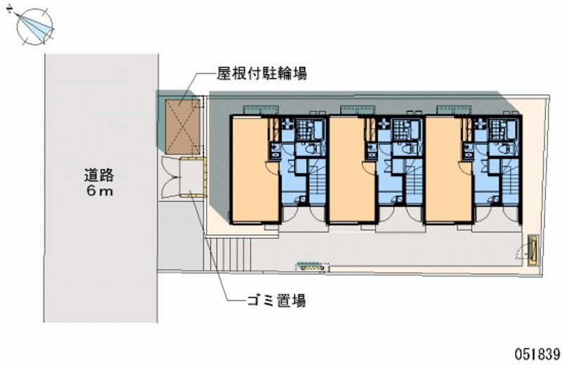 レオネクストソレイユ　井堀 区画図