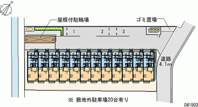 レオネクストリベルテ龍雲 月極駐車場