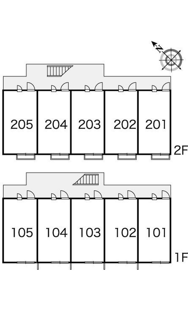 レオパレス雅 間取配置図