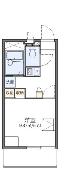 レオパレス羽邑 間取り図