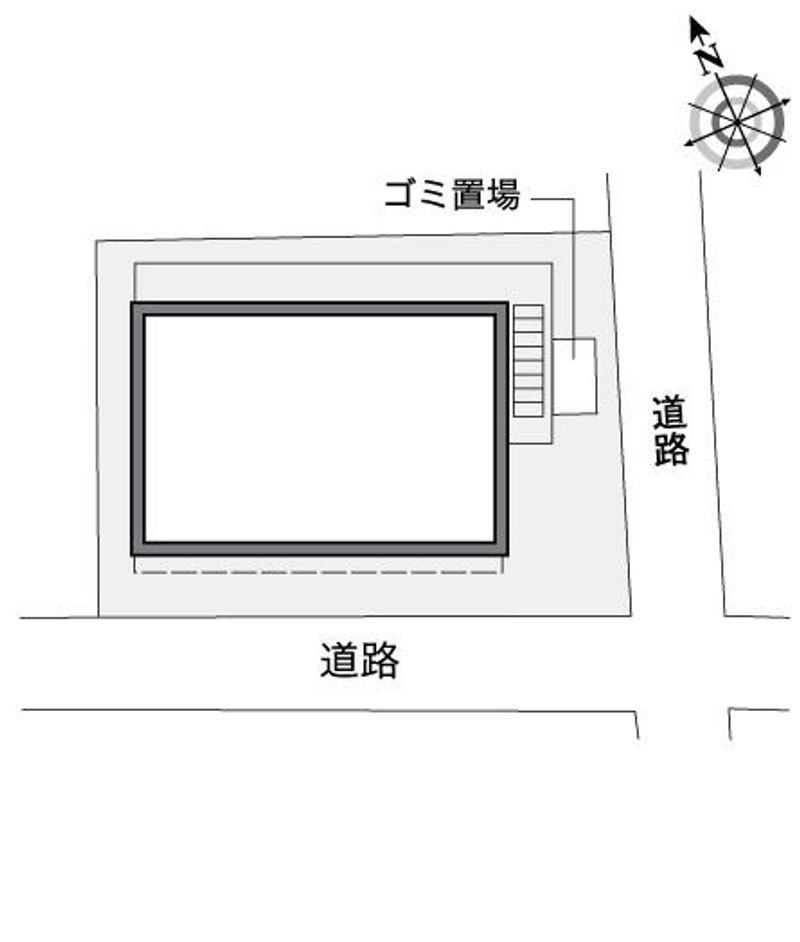 レオパレスアンソレイユ 配置図