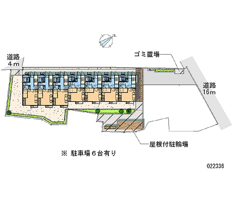 レオパレスベンデュール 月極駐車場