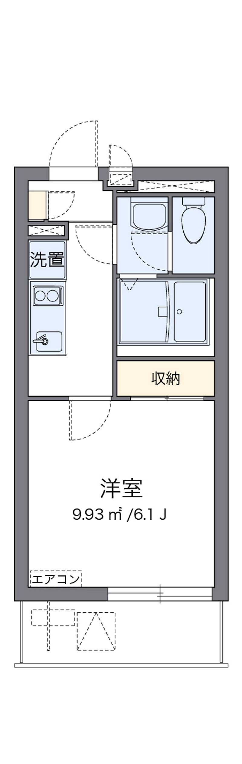 クレイノ領家セブン 間取り