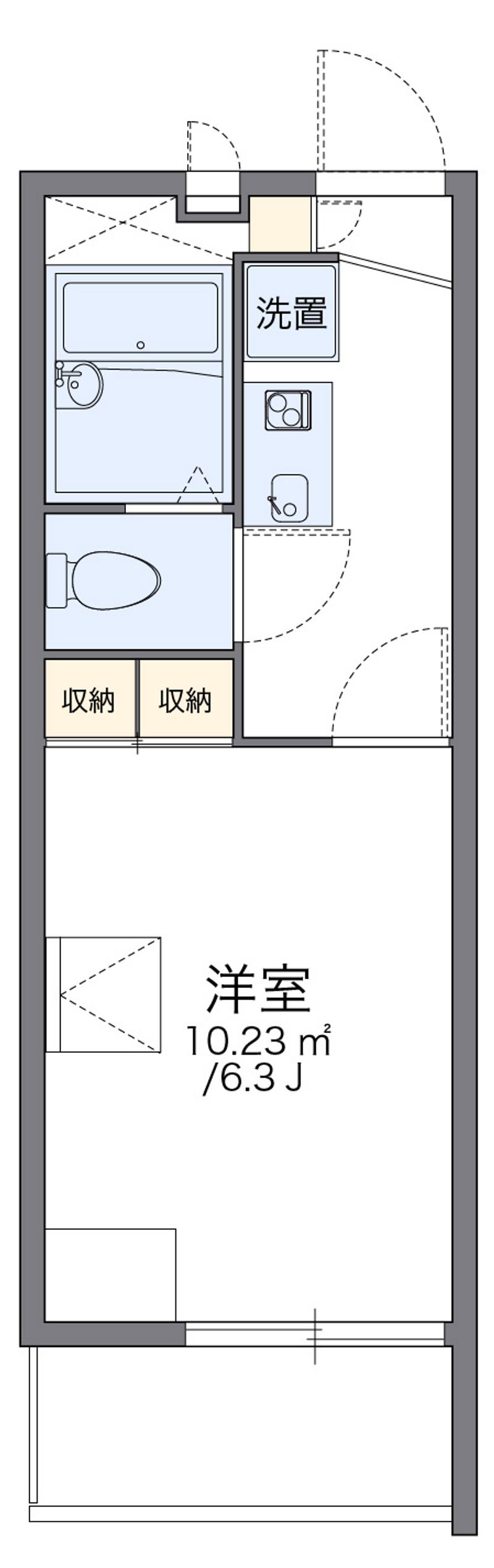 レオパレスコヅチ 間取図
