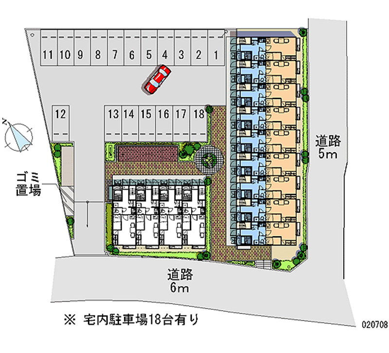 20708月租停车场