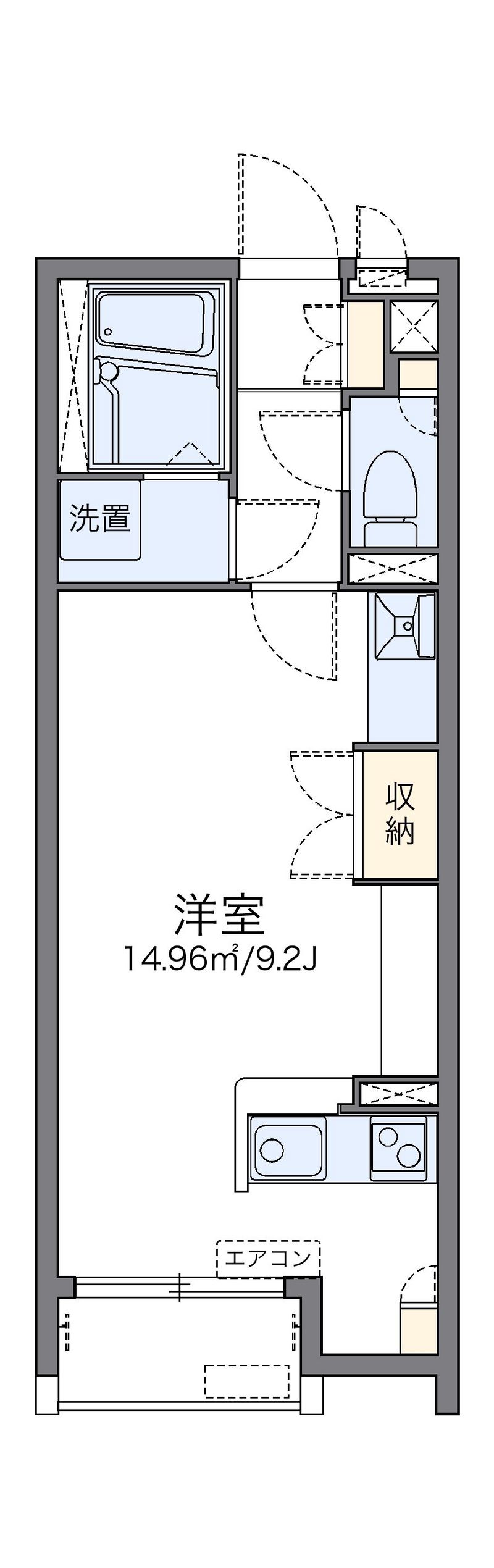 レオネクストクレール　メゾン 間取図