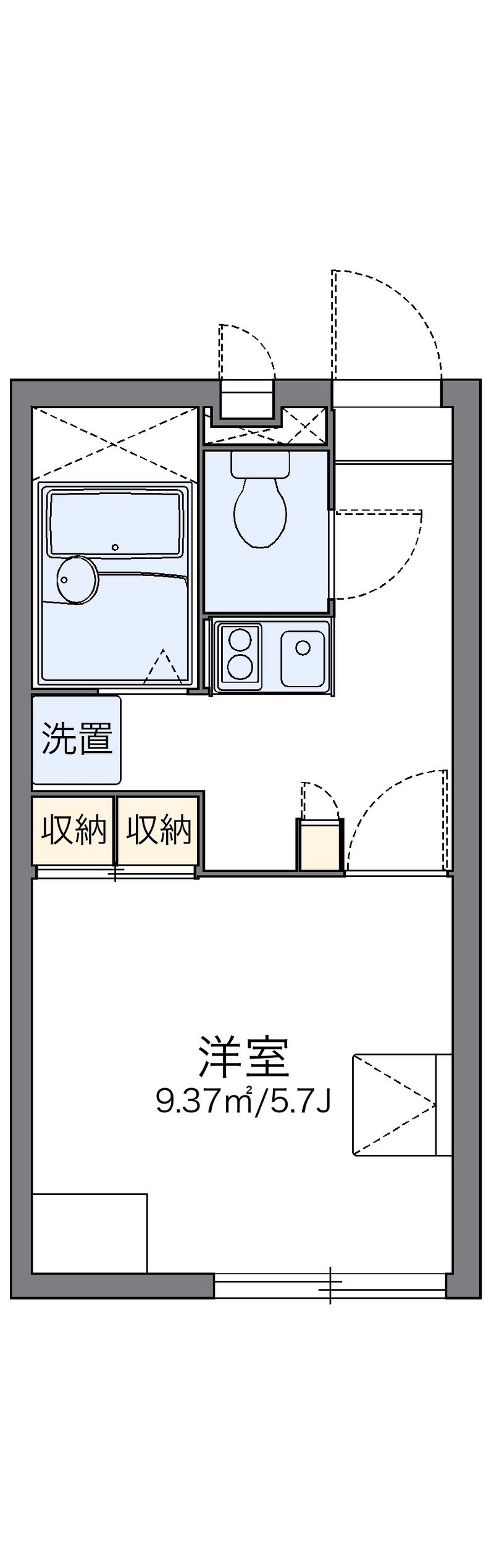 レオパレスＳＡ 間取図