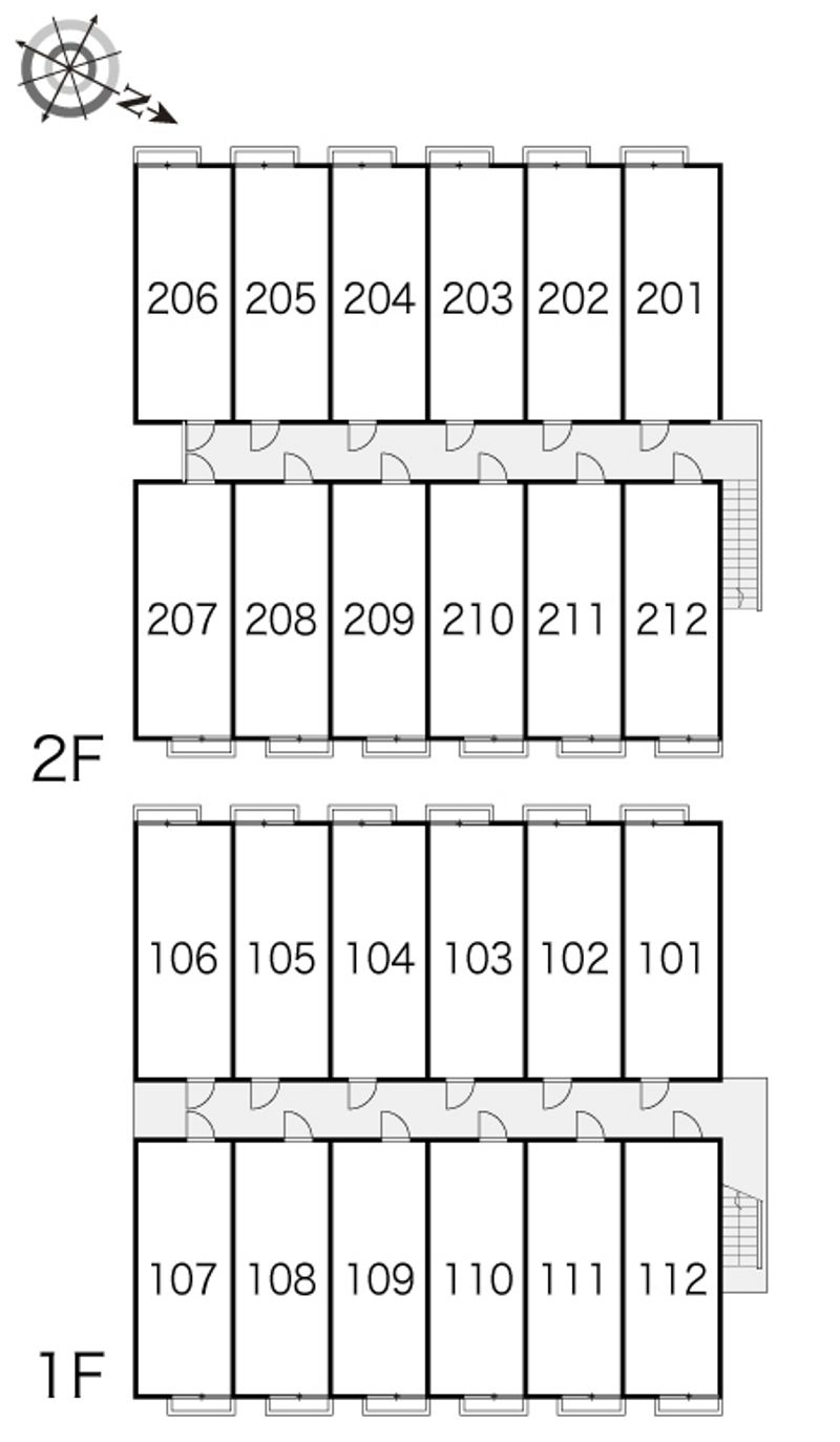 レオパレスエトワール田園調布 間取配置図