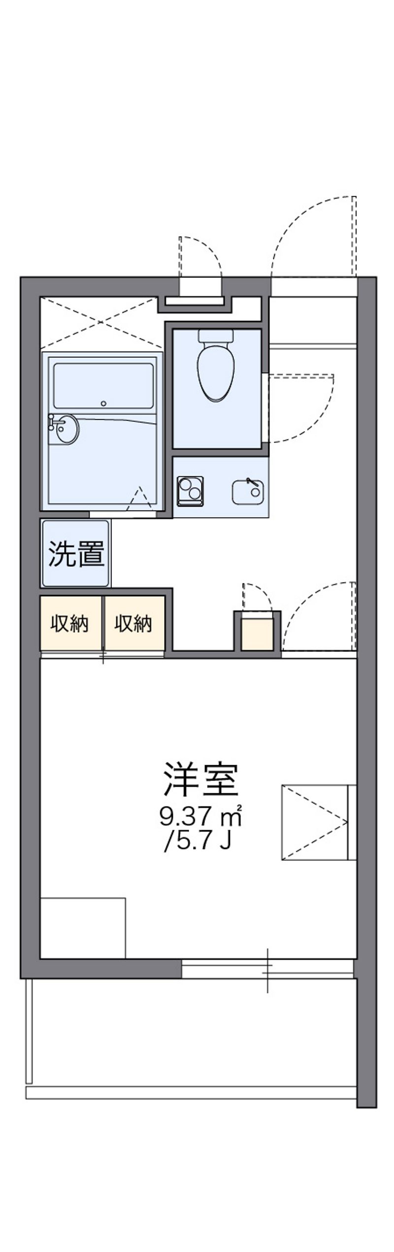 レオパレスルーク 間取り