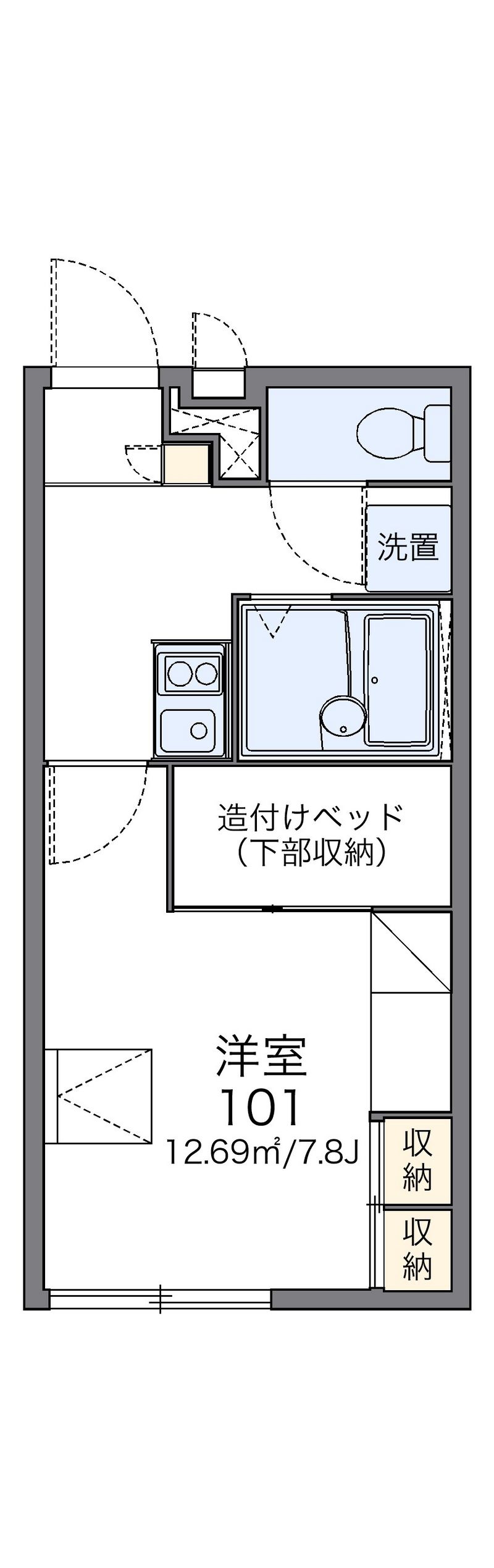 レオパレスＳＡＫＡＥ 間取図