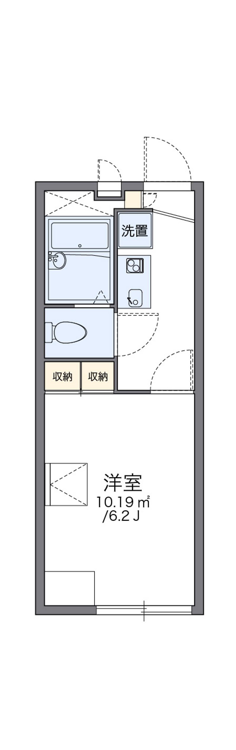 レオパレスＫＫ 間取図