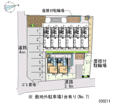 30211 Monthly parking lot