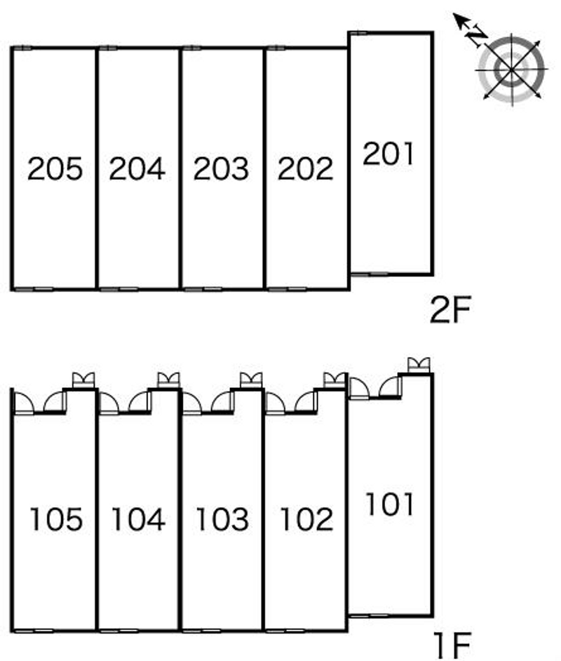 レオパレスタクト 間取り配置図