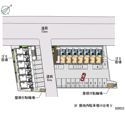 28023 Monthly parking lot