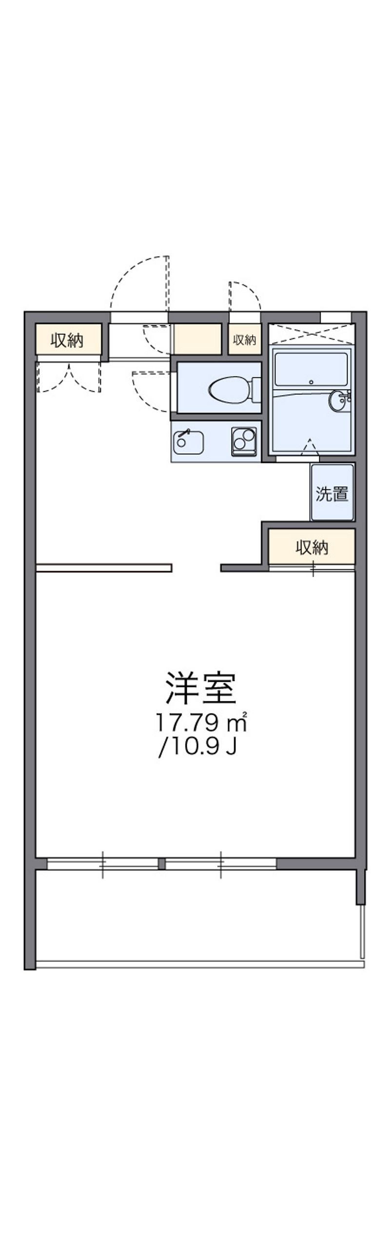 レオパレス杉本 間取図