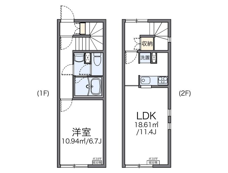 レオネクストブルーブランシェ 間取図