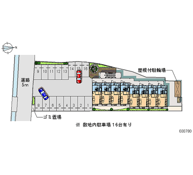 レオパレスロビン 月極駐車場