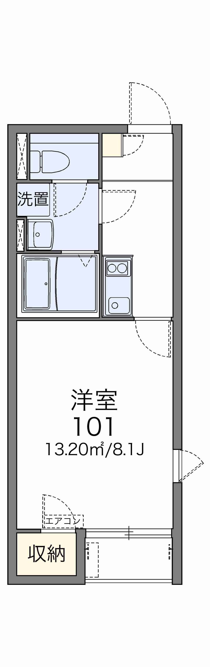 レオネクストＳＨＩＯＩＲＩ 間取図
