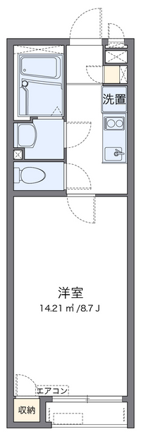 クレイノたからＤ 間取り図