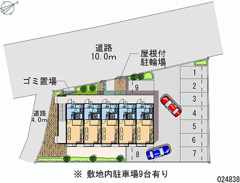 24838月租停車場