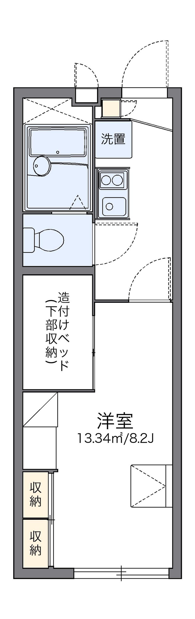 レオパレスシンセリティⅠ 間取図